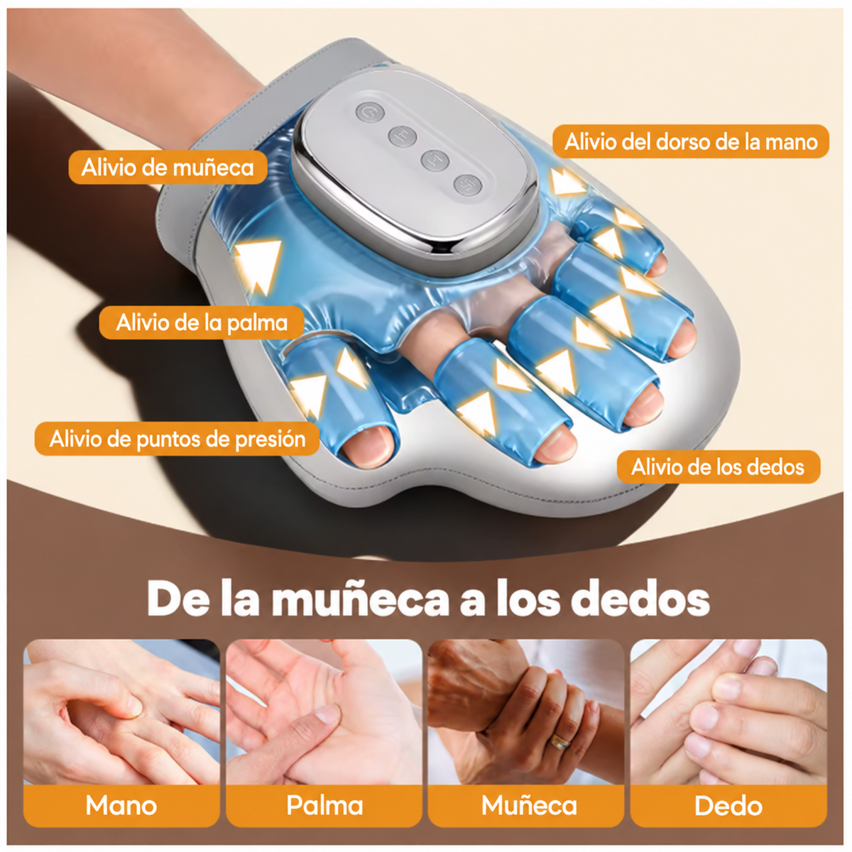 MASAJE ENVOLVENTE PARA MANOS