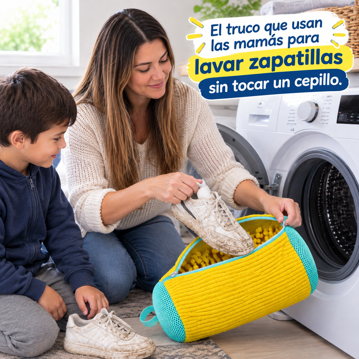 Bolsa para lavar zapatillas.