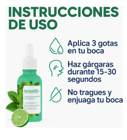 BREATIFY: GOTAS PARA REFRESCAR EL MAL ALIENTO