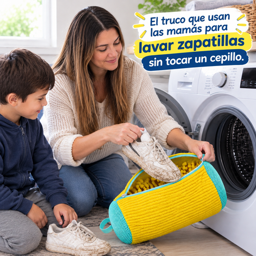 Bolsa para lavar zapatillas.